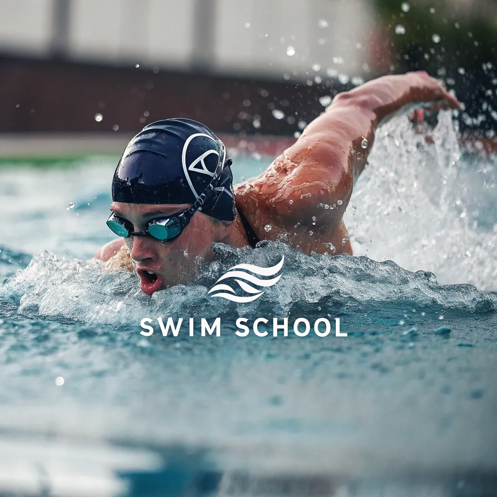 Logo of our swimming school